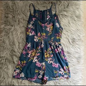 Multicolor Floral Romper